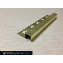 Bright Gold Aluminum Square Schluter Strip12mm Height
